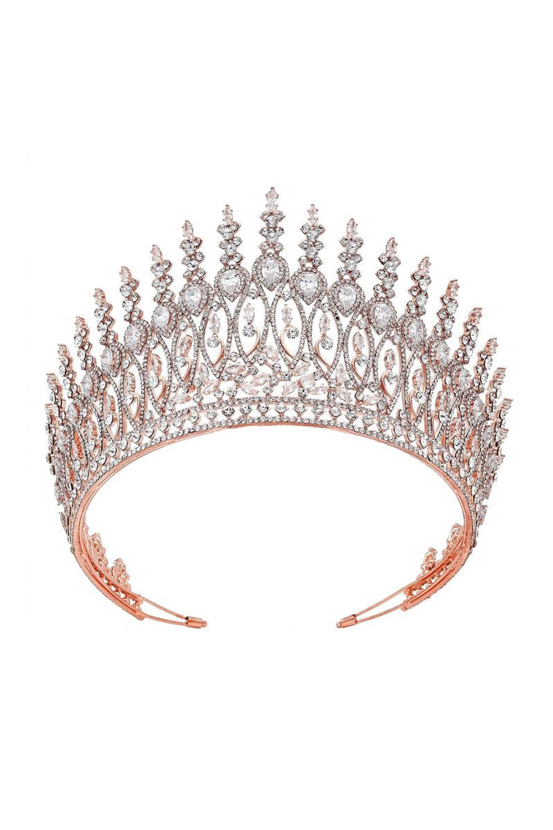 Silver Tall Wedding Tiara
