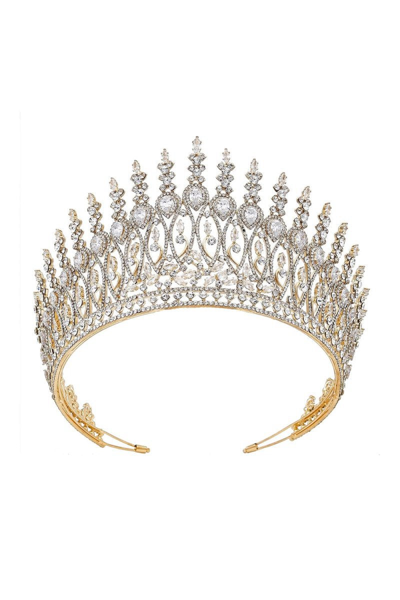 Silver Tall Wedding Tiara