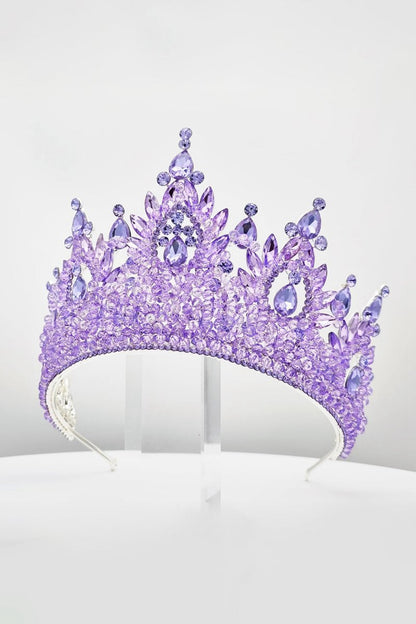 Pink Rhinestone Queen Tiara