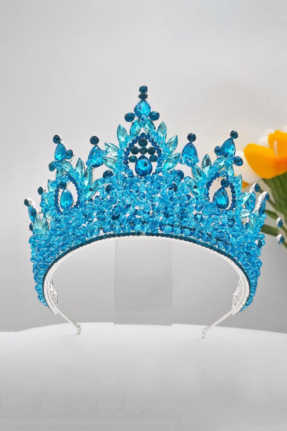 Pink Rhinestone Queen Tiara
