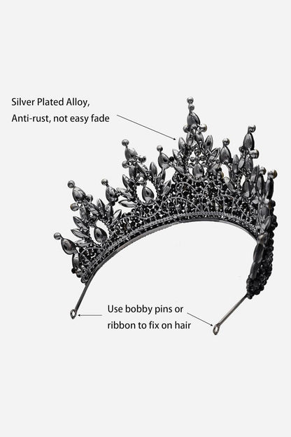 Pink Rhinestone Queen Tiara
