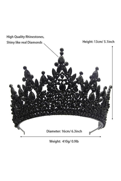 Pink Rhinestone Queen Tiara