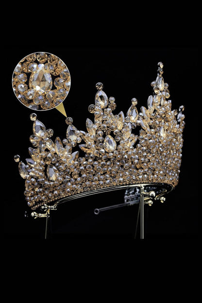Pink Rhinestone Queen Tiara