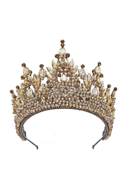 Pink Rhinestone Queen Tiara