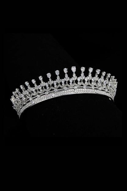 Silver Zirconia Wedding Tiara