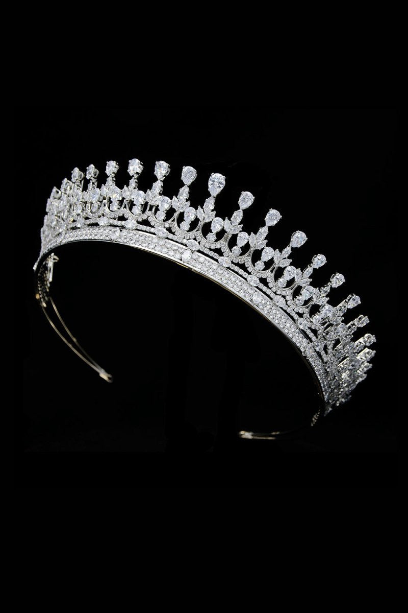 Silver Zirconia Wedding Tiara