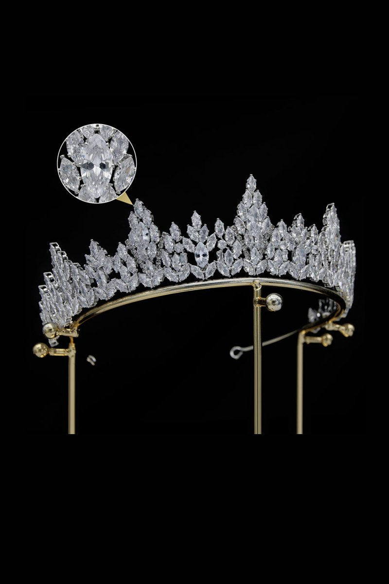 Silver Zirconia Bridal Tiara