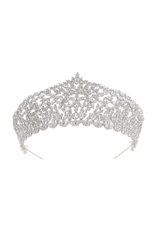 Vintage Zircon Wedding Crown