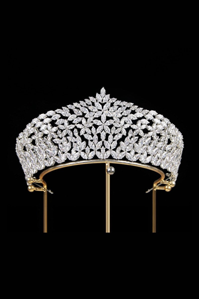 Vintage Zircon Wedding Crown