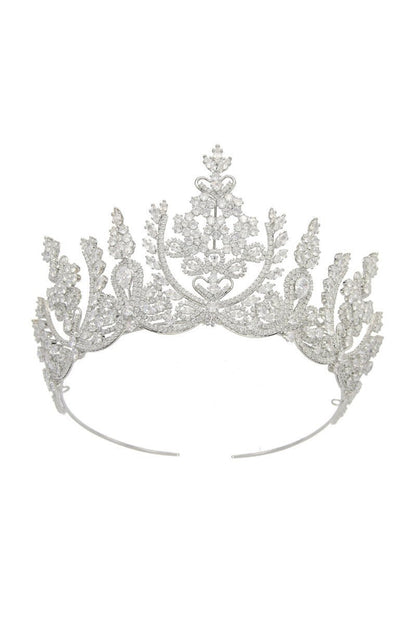 Silver Crystal Princess Crown