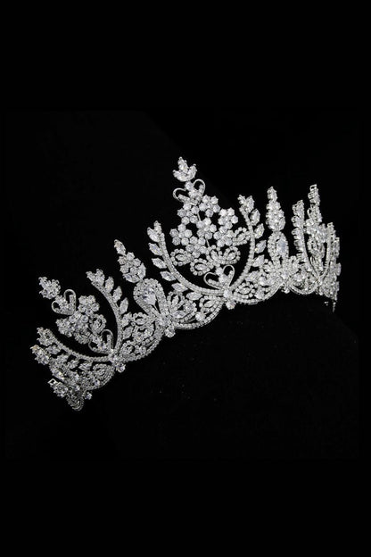 Silver Crystal Princess Crown