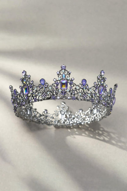 Baroque Colorful Crystal Crown