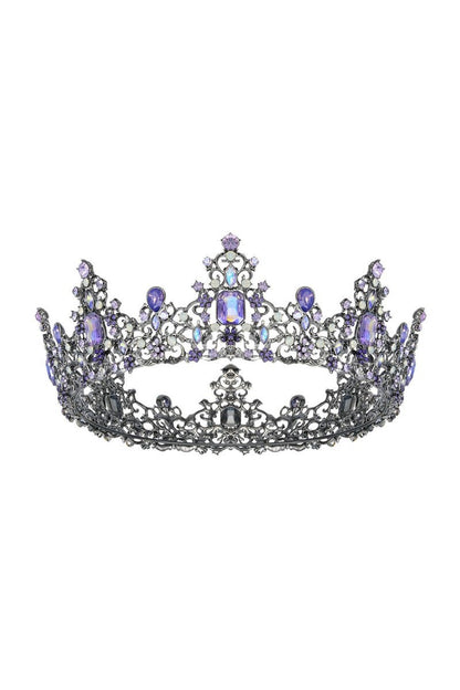Baroque Colorful Crystal Crown