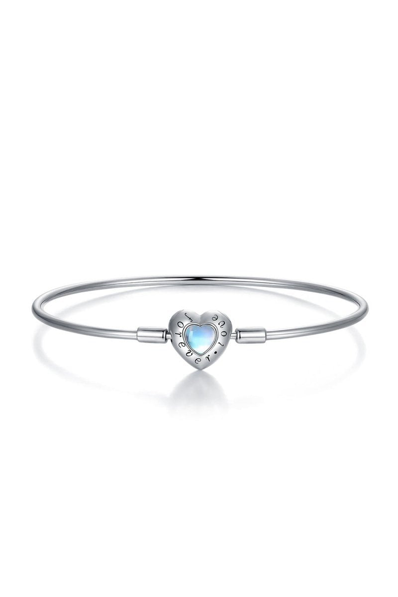 Heart Moonstone Bracelet Perfect Gift