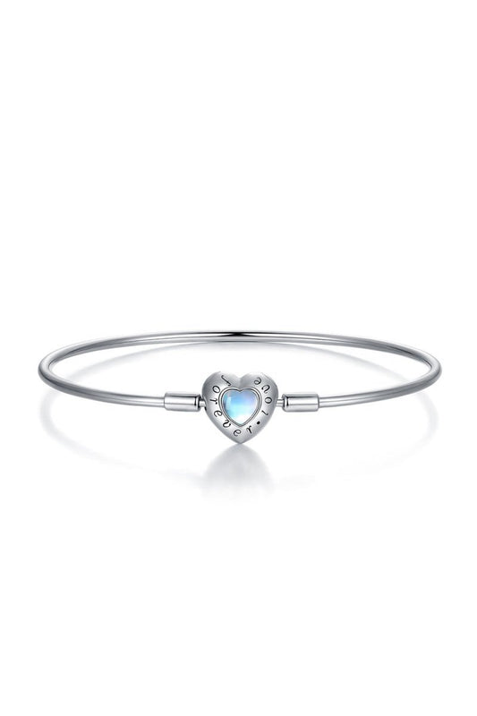 Heart Moonstone Bracelet Perfect Gift
