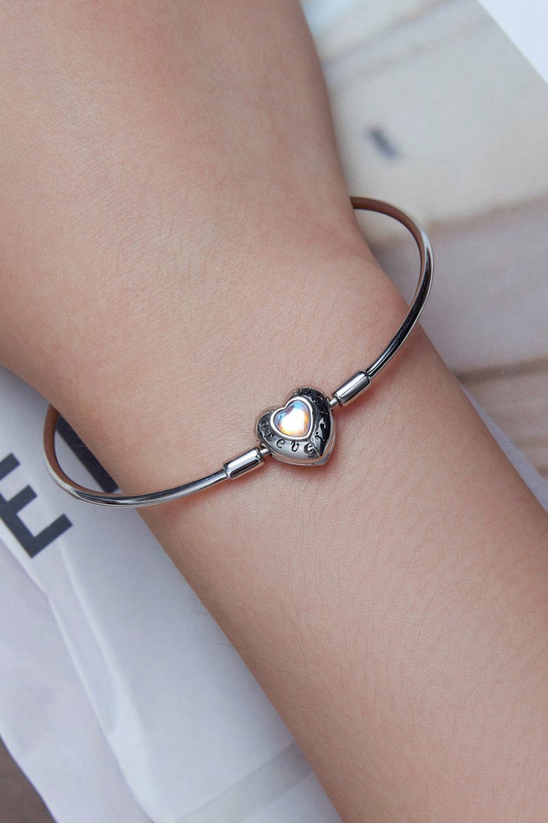 Heart Moonstone Bracelet Perfect Gift