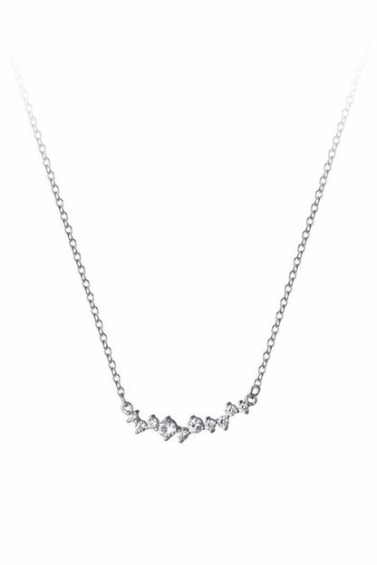 Smile Diamond Pendant Necklace
