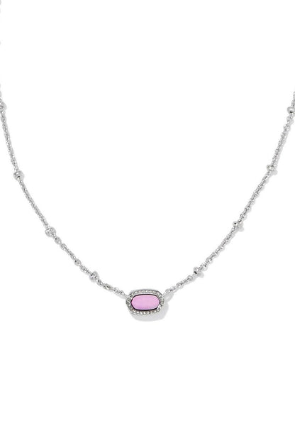 Natural Stone Crystal Pendant Necklace