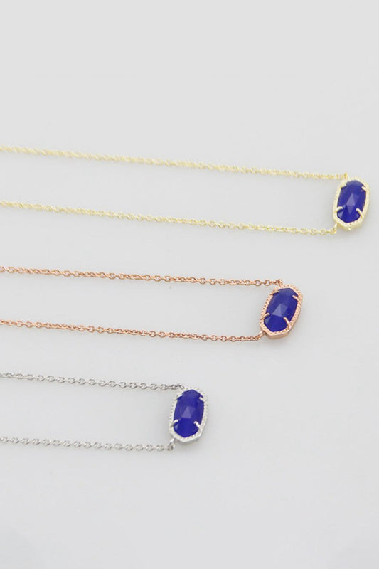 Oval Pendant Necklace
