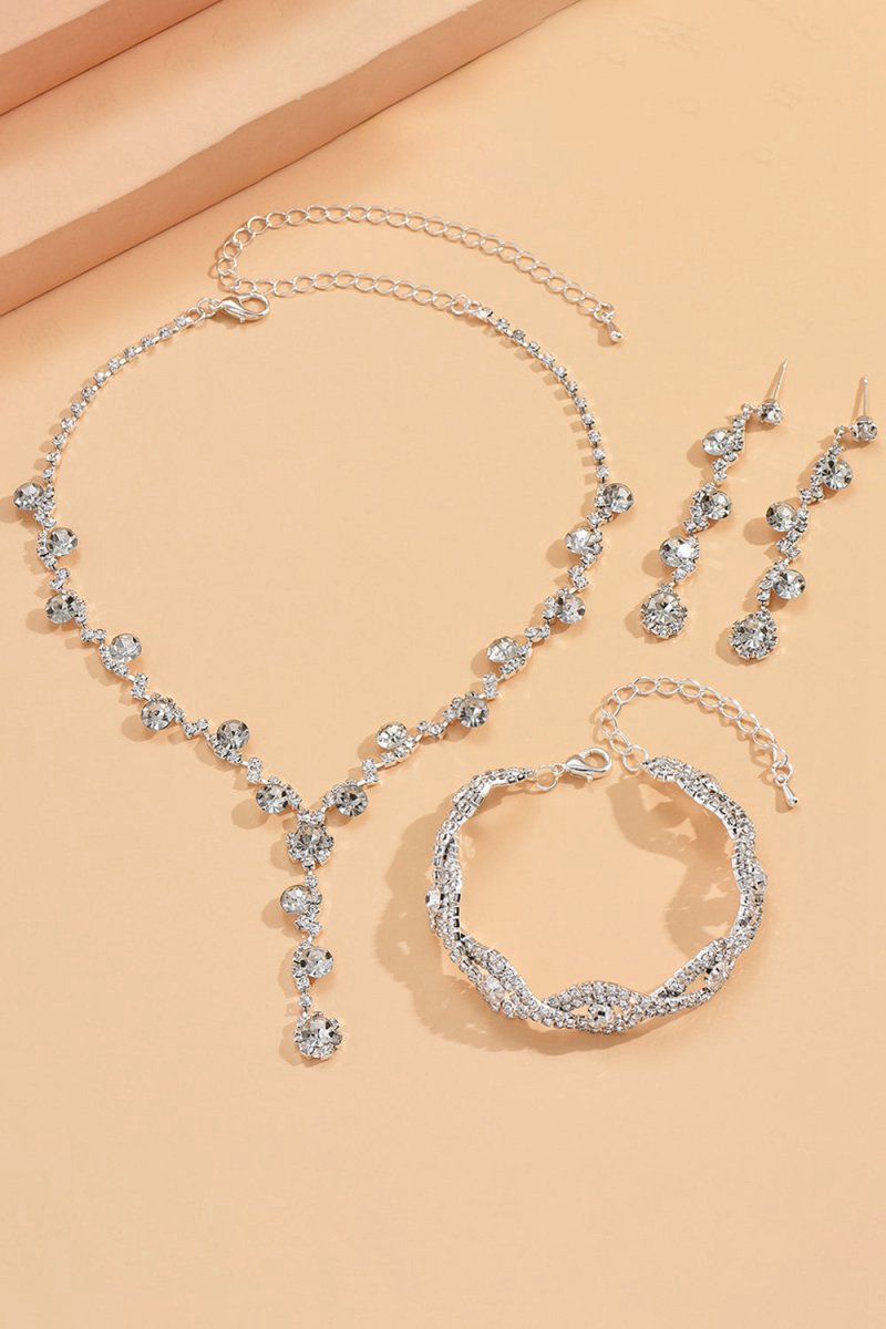Silver Diamond Jewelry Sets