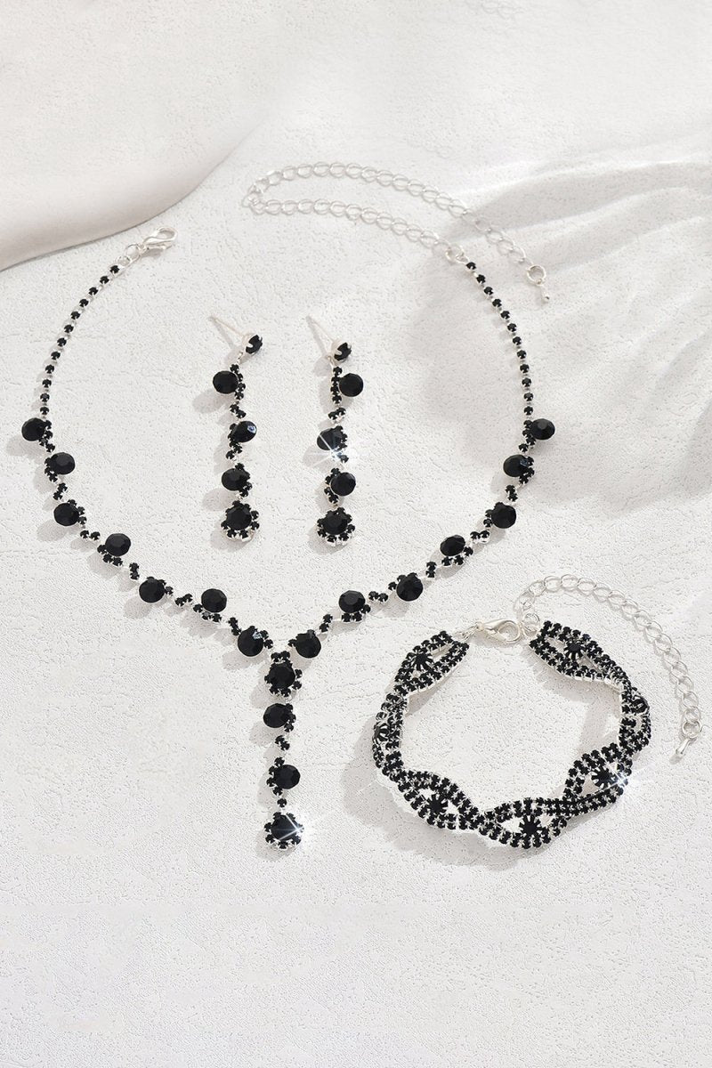 Silver Diamond Jewelry Sets