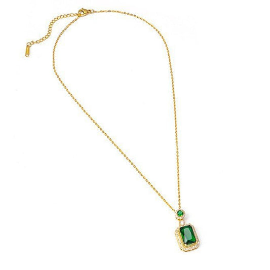 Zircon Pendant Necklace