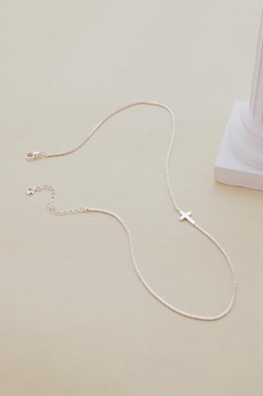 Small Cross Pendant Necklace