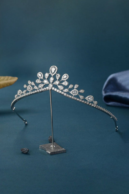 Women's Silver Cubic Zirconia Crowns