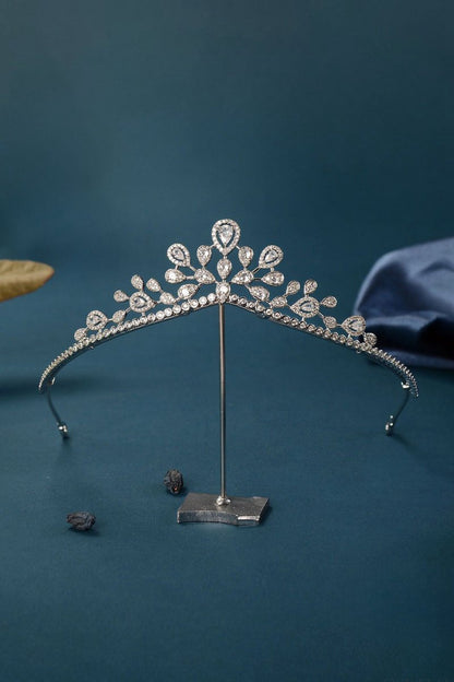 Women's Silver Cubic Zirconia Crowns