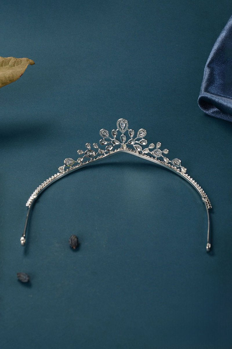 Women's Silver Cubic Zirconia Crowns
