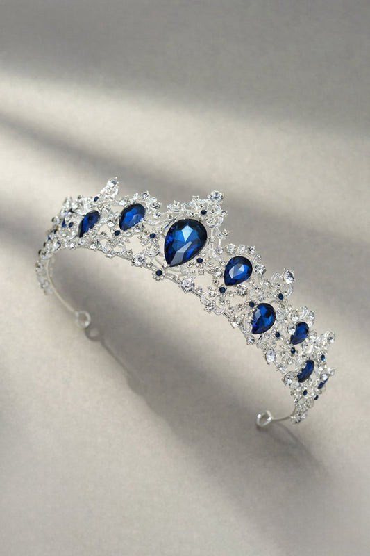 Eleanor Navy Crystal Tiara