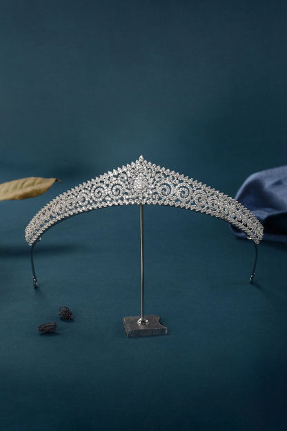 Silver Eternal Zircon Tiara