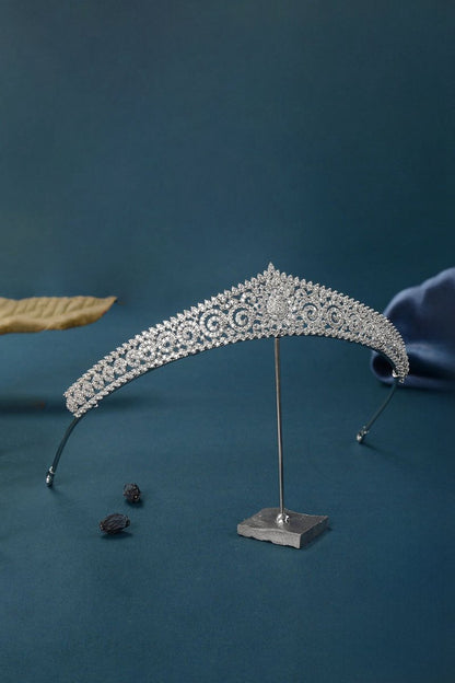 Silver Eternal Zircon Tiara
