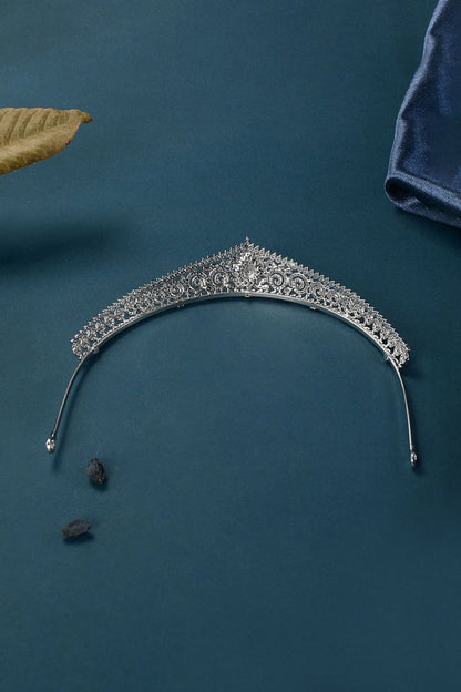 Silver Eternal Zircon Tiara