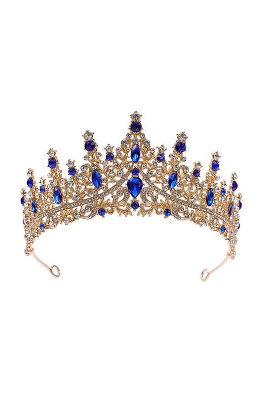 Silver Crystal Rhinestone Crown
