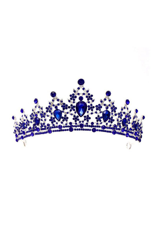 Crystal-Embellished Tiara in Tone
