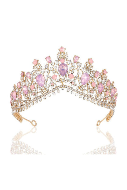 Pink Crown Tiaras for Women