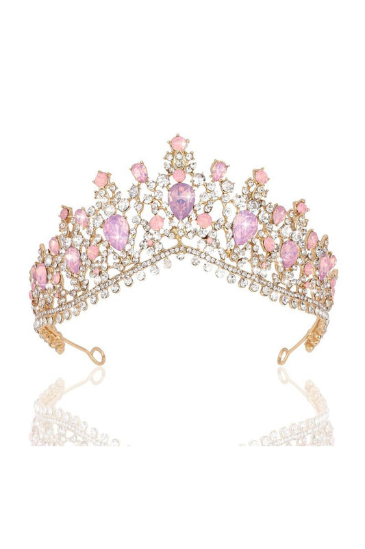 Pink Crown Tiaras for Women