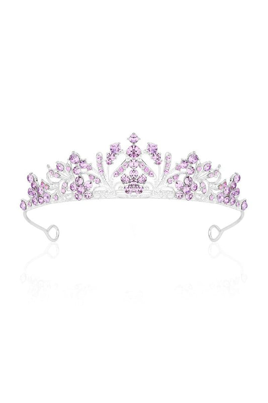 Silver Crystal Crown for Women