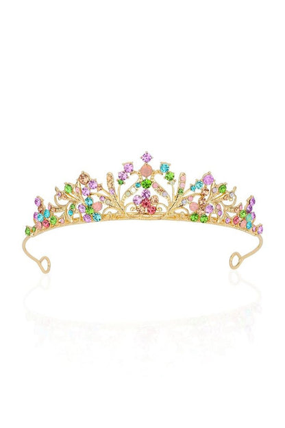 Silver Crystal Crown for Women