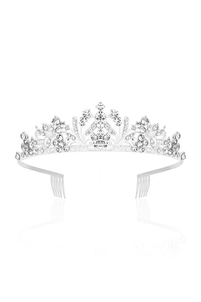 Silver Crystal Crown for Women