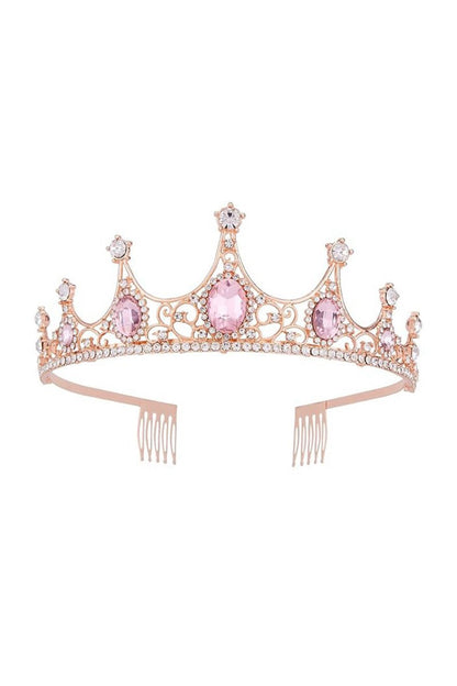 Rose Gold Tiaras Peach
