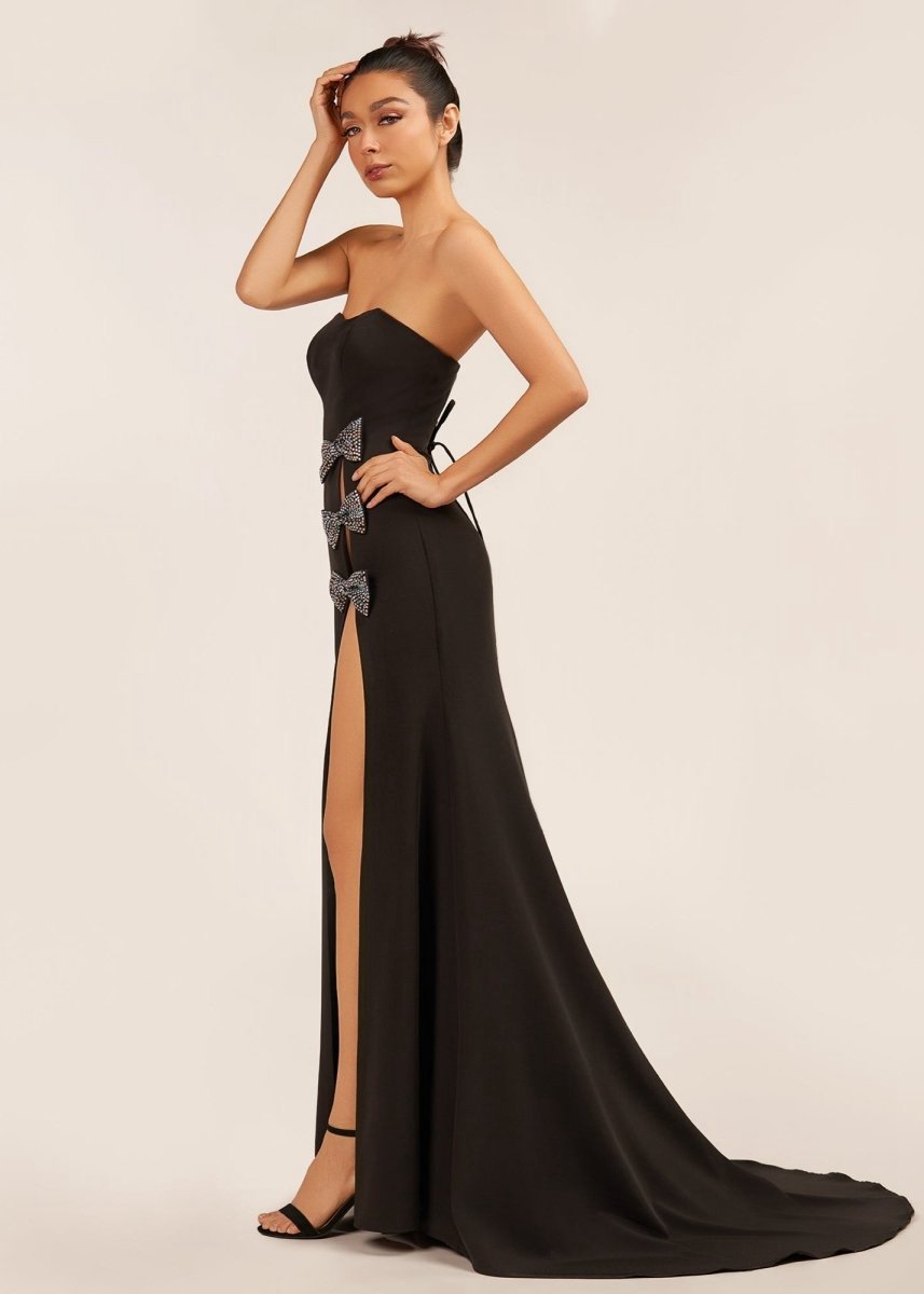 Sweetheart Mermaid Prom Dresses with Bow