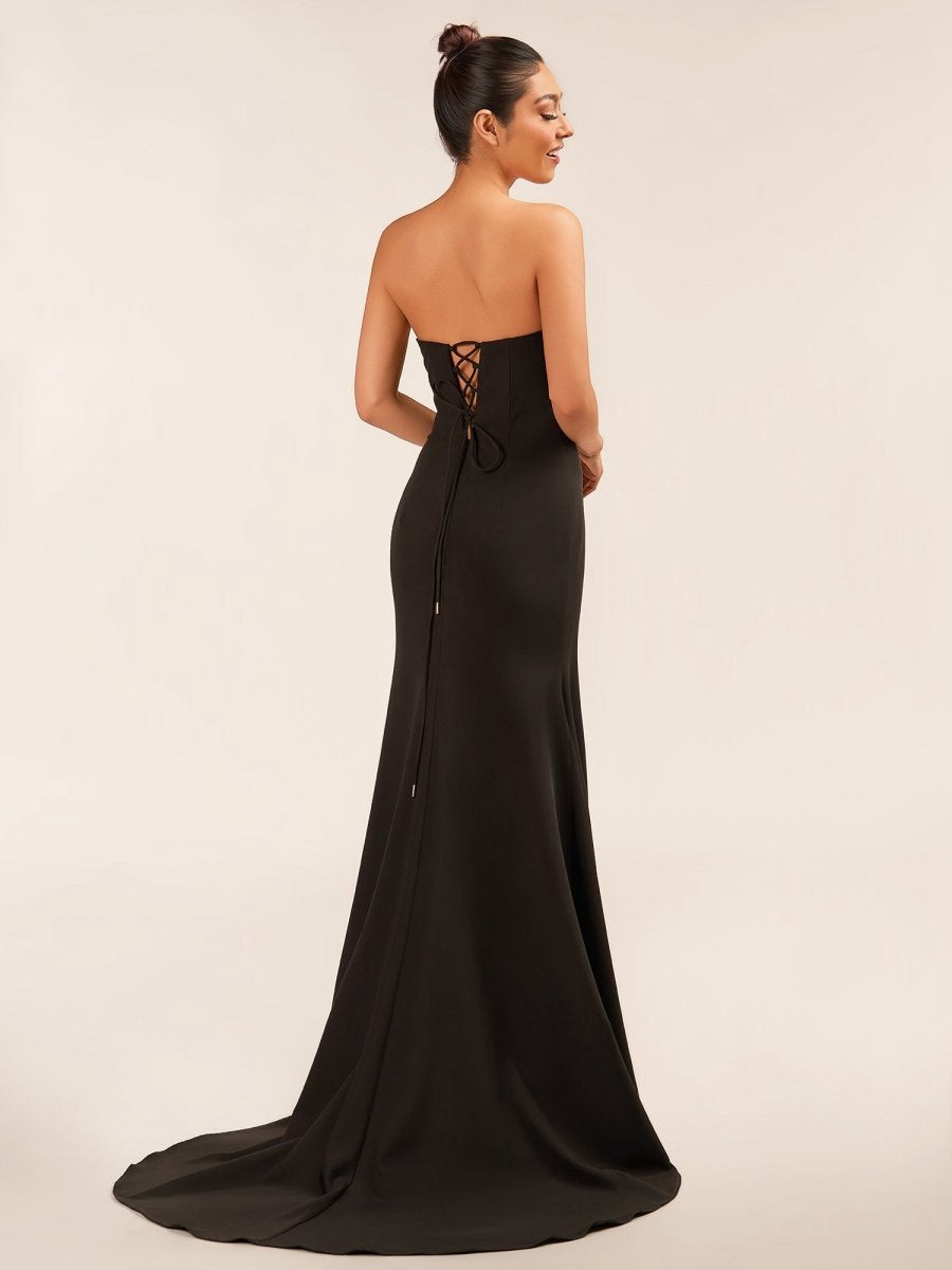 Sweetheart Mermaid Prom Dresses with Bow