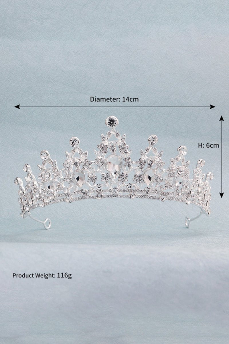 Women's Gold Princess Rhinestone Crowns