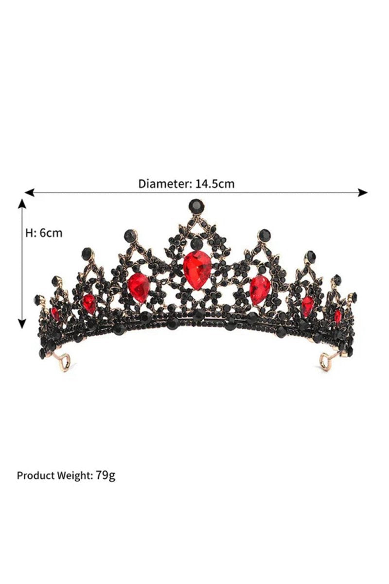 Women's Gold Princess Rhinestone Crowns