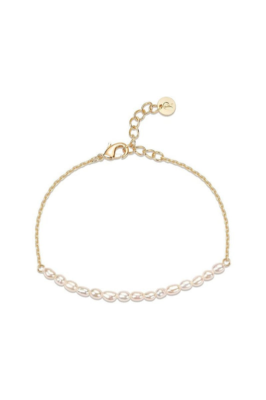 Rose Gold Plated Pearl Bracelets