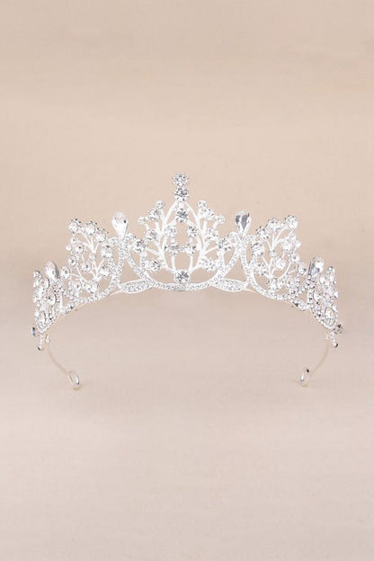 Bronze Princess Rhinestone Crowns for Women