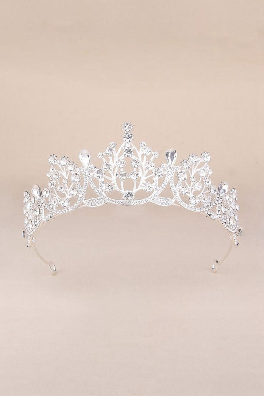 Bronze Princess Rhinestone Crowns for Women