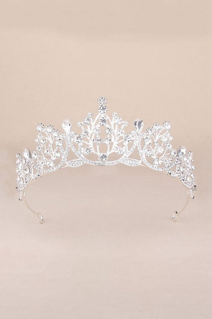 Bronze Princess Rhinestone Crowns for Women
